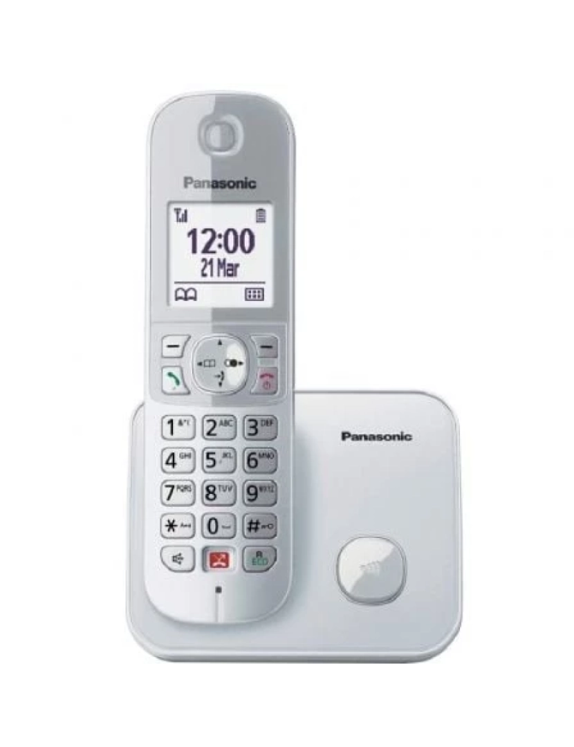 Panasonic - Telefone SEM FIO Panasonic Inalâmbrico KX TG6851SP/ Plata - KX-TG6851SPS