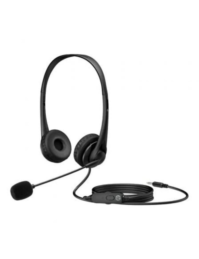 HP - Auriculares hp g2 Stereo / con Micr?fono/ Jack 3.5/ Negros