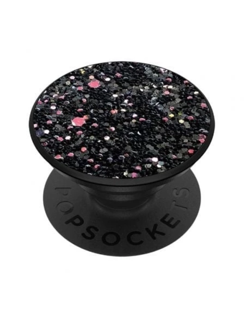 Popsockets - Soporte Para Smartphone Popsockets Sparkle/ Negro