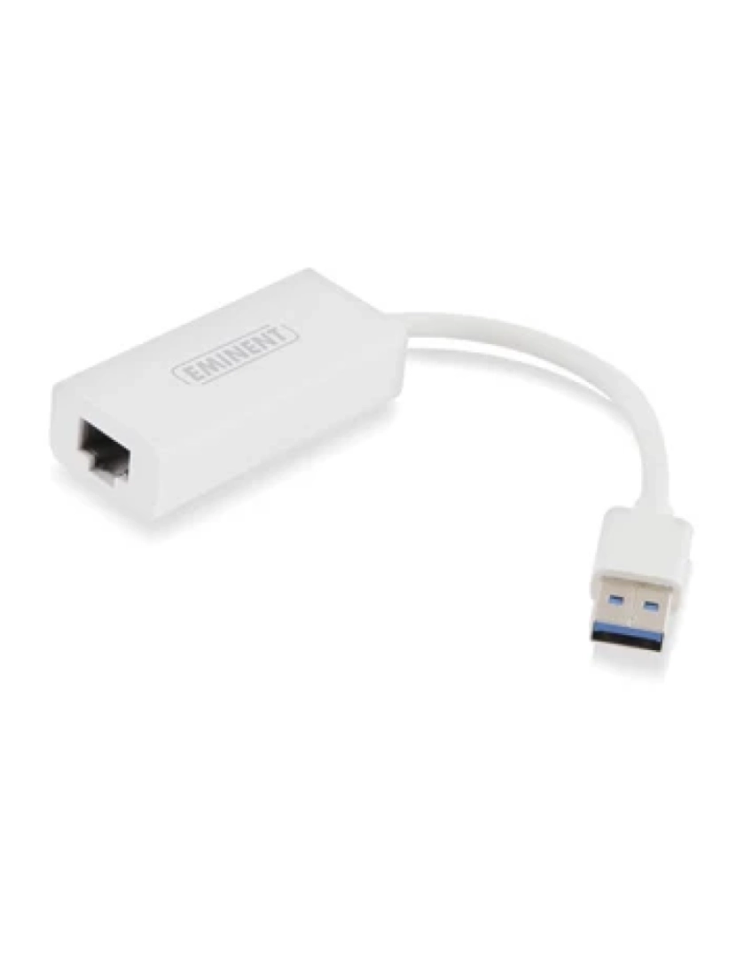 Eminent - HUB USB Eminent Adaptador 3.0 Para Ethernet Gigabit - VELEM1017