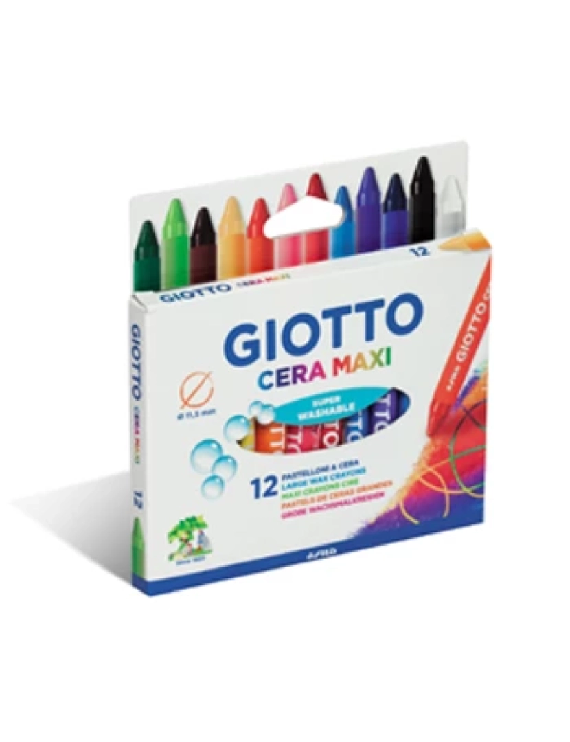 Giotto - Lápis de Cera Giotto Maxi 12 Cores - 160291200