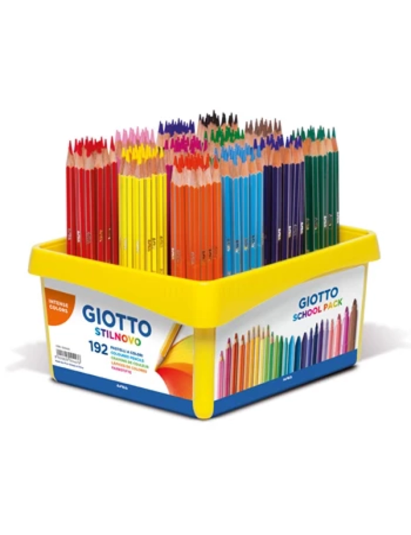 Giotto - Lápis de cor Giotto 18CM Colors 3. 0 CX Schoolpack 192UN - 160523300