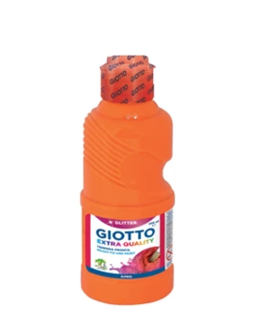 Giotto - Tinta Guache Giotto ES E Liquido Fluo 250ML Laranja Fluorescente - 160531103