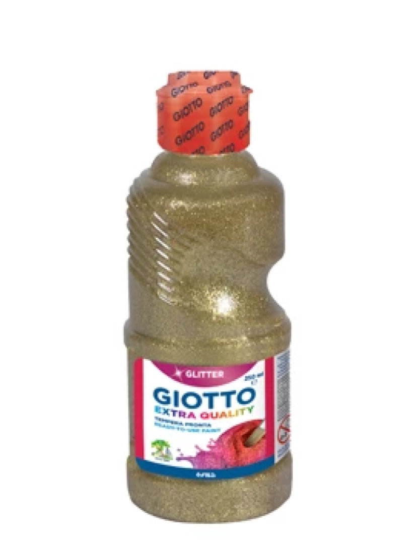 Giotto - Tinta Guache Giotto ES E Liquido Glitter 250ML Ouro - 160531201