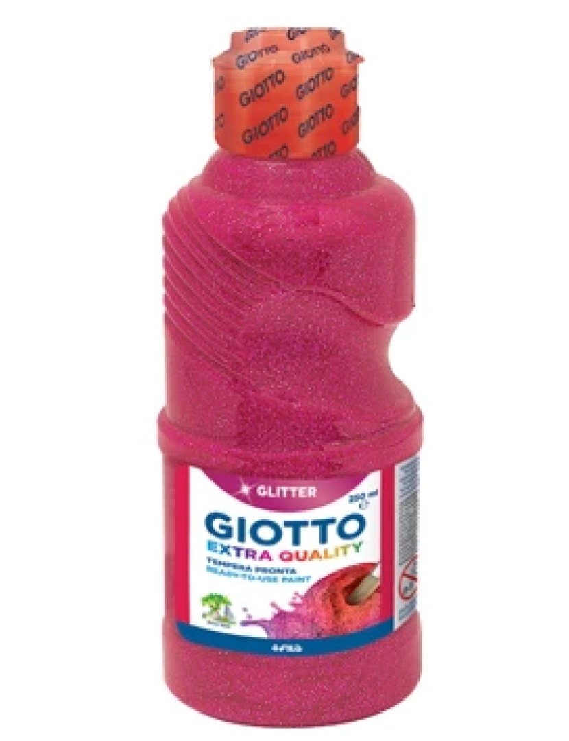 Giotto - Tinta Guache Giotto ES E Liquido Glitter 250ML Magenta - 160531203