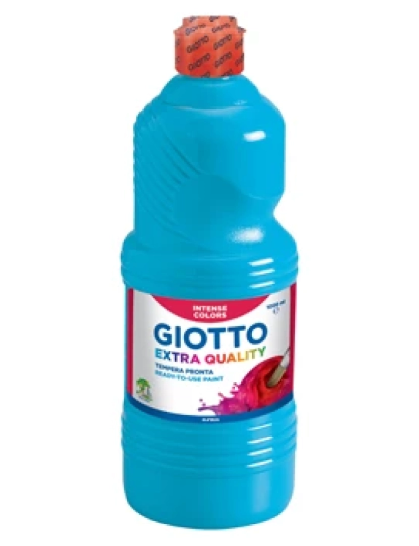 Giotto - Tinta Guache Giotto ES E Liquido Extra 1 Litro Azul Cyan - 160533415