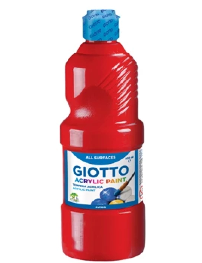 Giotto - Tinta Guache Giotto ES E Liquido Acrilico 500ML Vermelho - 160533708