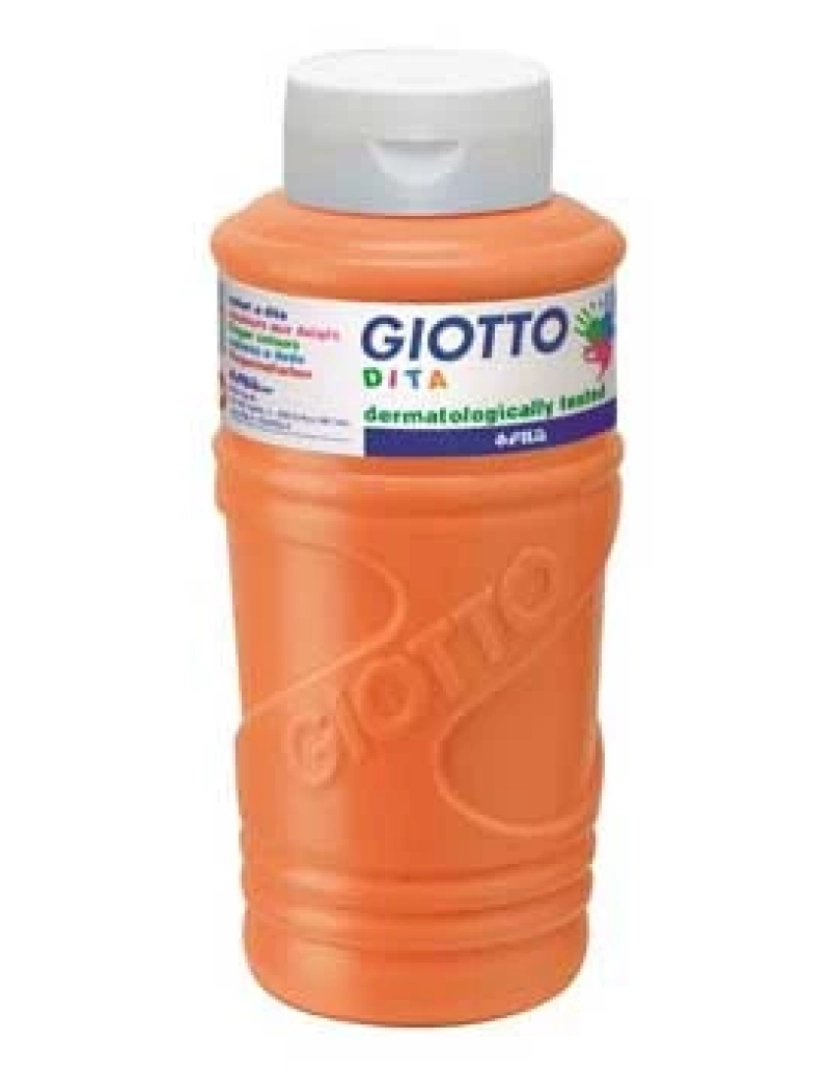 Giotto - Tinta Guache Giotto ES E Dedos Laranja Dita 750ML - 160536005