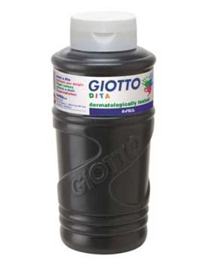 Giotto - Tinta Guache Giotto ES E Dedos Preto Dita 750ML - 160536024