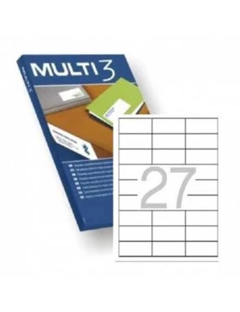 Multi3 - Etiquetas MULTI3 S 70X30 100 Folhas A4 2700UN - APL4722