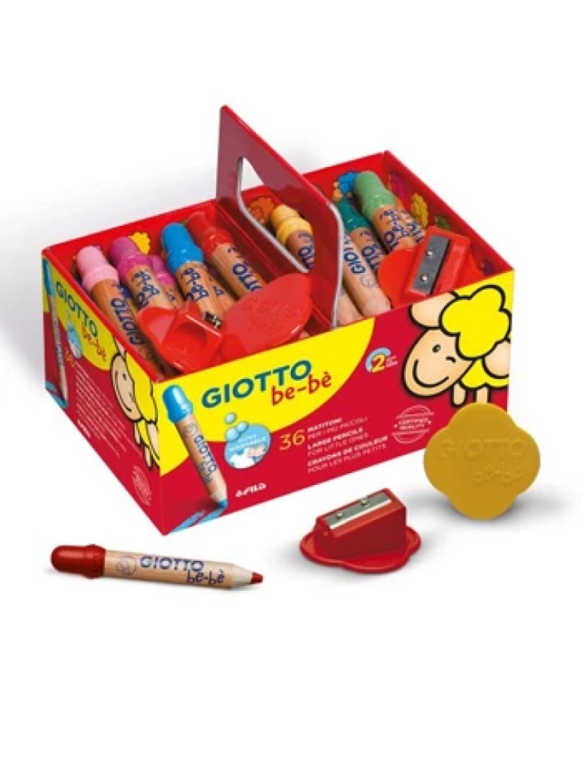 Giotto - Lápis de cor Giotto BE BE Schoolpack 36UN+ 3 Afia - 160461300