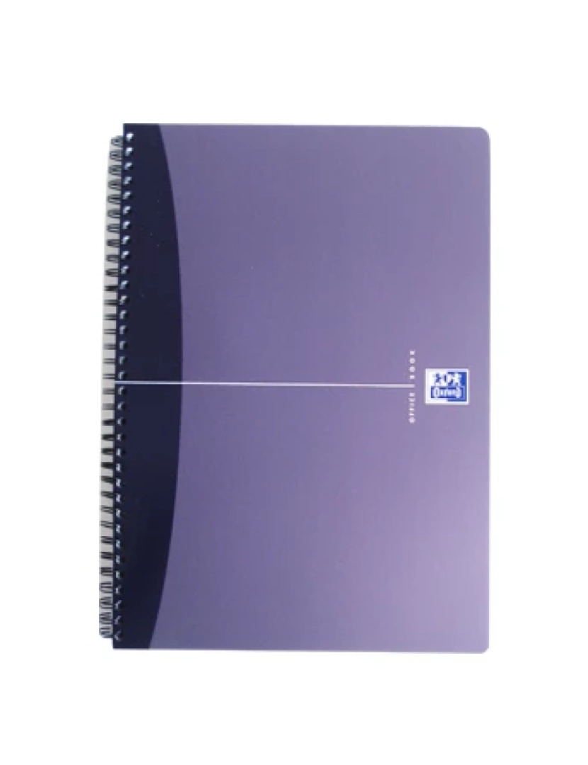 Oxford - Caderno Oxford Espiral Office Book Capa PP A4 Pautado 90 FLS - 108Z30202