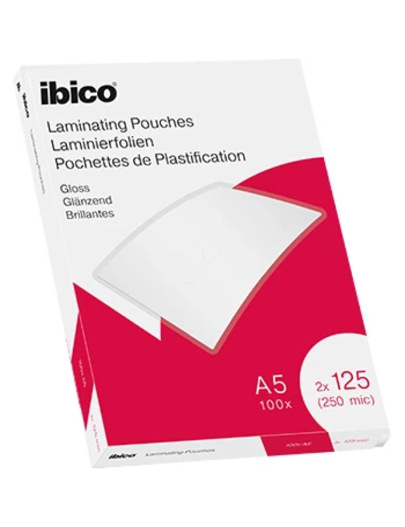 Ibico - Bolsa Plastificacao Termica 154X216MM A5 125MIC CX100UN