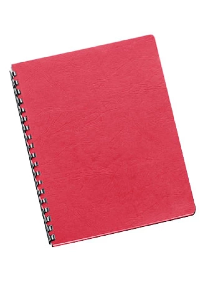 Fellowes - Capas Encadernar Delta Couro 250GR 100FOLHAS A4 Vermelho