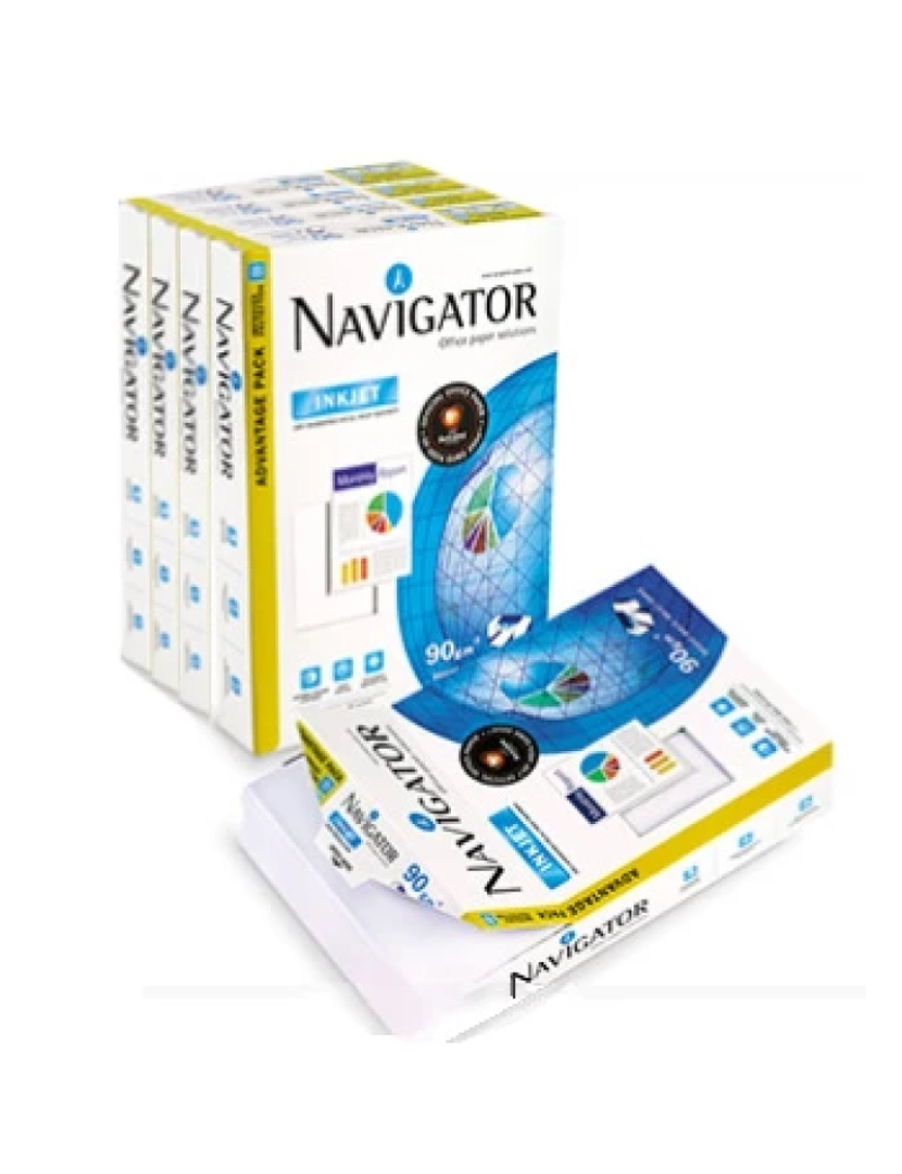 Navigator - Papel de Impressão Navigator 090GR Fotocopia A3 Inkjet/laser 5X500FLS - 1801255