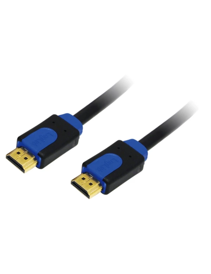 Logilink - Cabo Hdmi Logilink 1.4 Macho Para Macho. Comprimento 3.0 Metros. com Banho de Ouro. Condutor Ofc. em Preto. - CHB1103