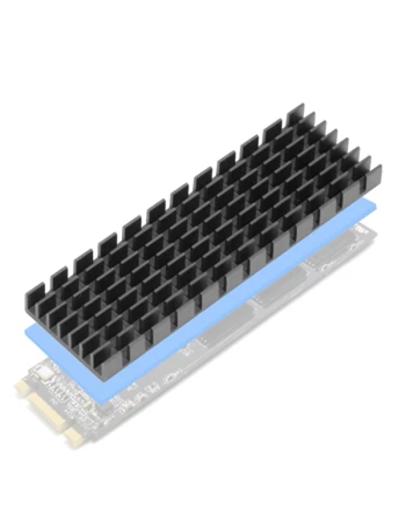 imagem de Drive SSD Blueray M.2 Heatsink Dissipador Calor Passivo Para Discos M.2 Nvme 2280 - HSM2-22801