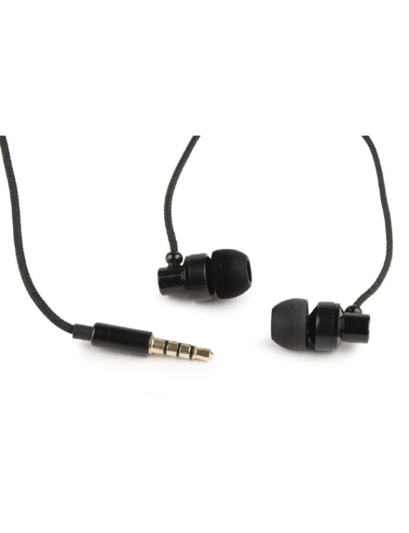 Gembird - Auriculares Gembird >   auscultador auscultadores com fios intra-auditivo chamadas/música preto  - MHS-EP-CDG-B