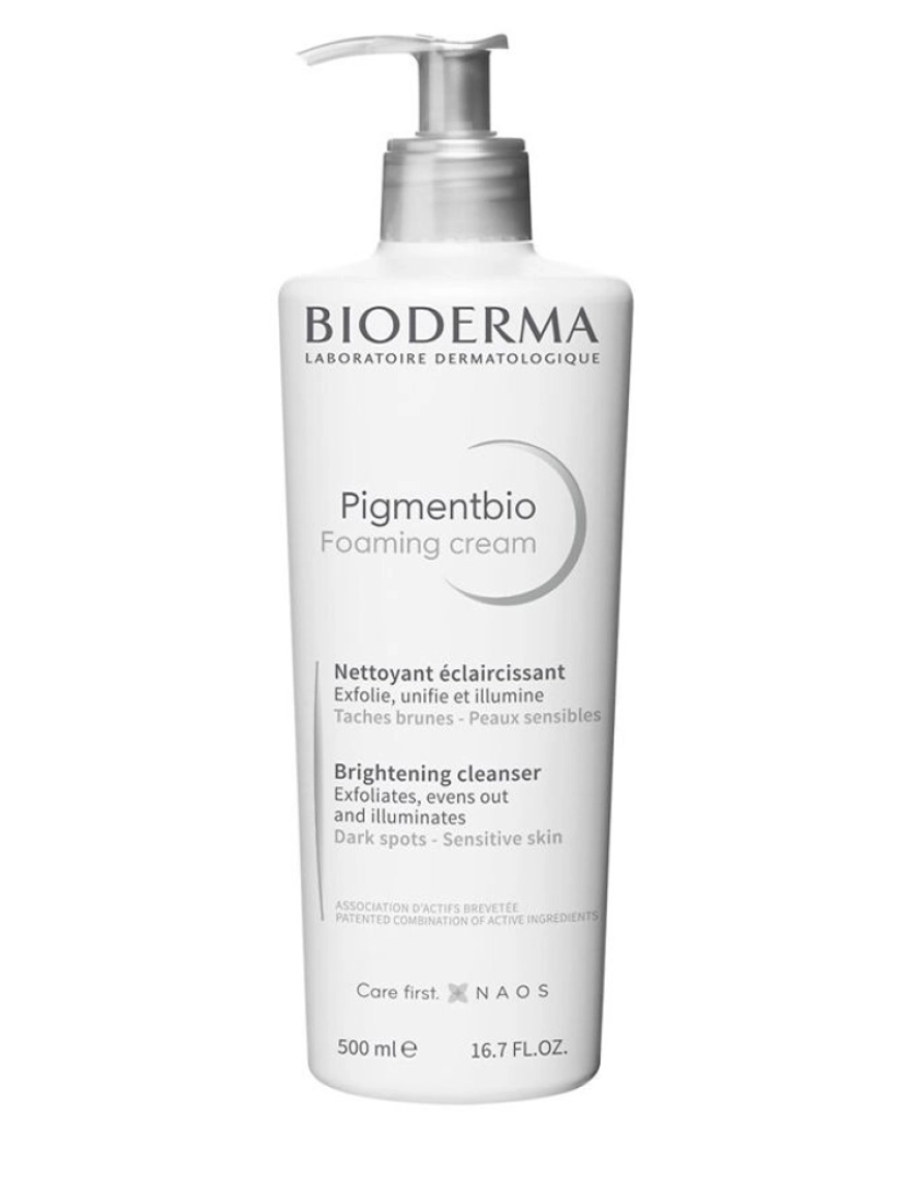 imagem de Pigmentbio Foaming Cream Limpiador Iluminador Bioderma 500 ml1