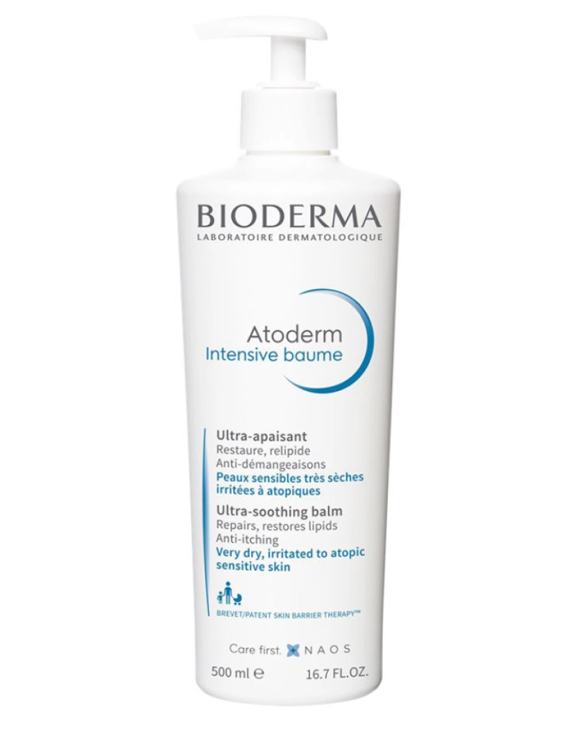 Bioderma - Atoderm Intensive Cuidado Diario Pieles Atópicas Bioderma 500 ml