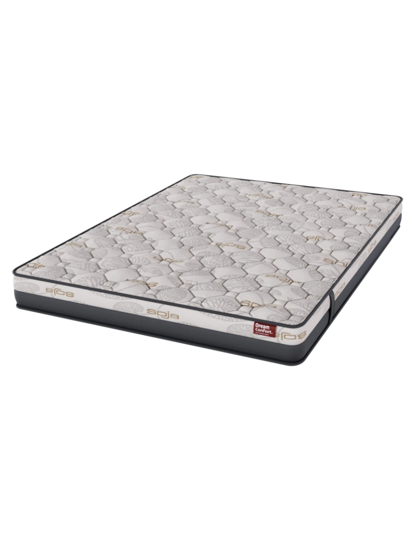 imagem de Colchão Dream Confort HR Viscosoja Cloud Essential 200x200 22 cm 9  Zonas de Conforto | Termo-Regulação | Lado Inverno / Verão | Alta Firmeza1