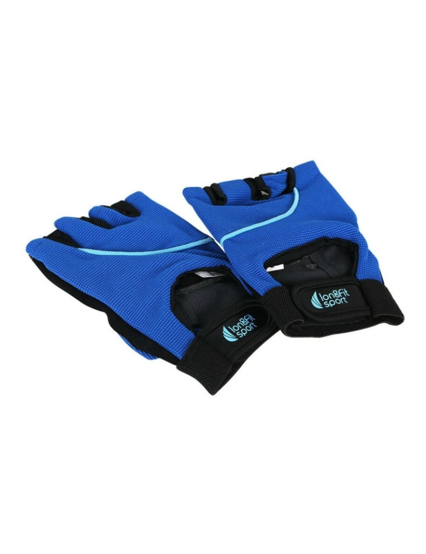 LongFit - Luvas de Treino LongFit Sport Azul e Preto