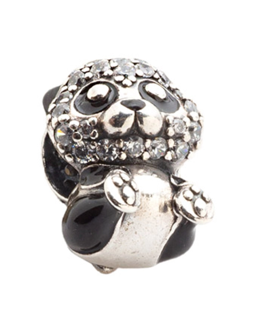 Pandora - Charm Prateado e Preto