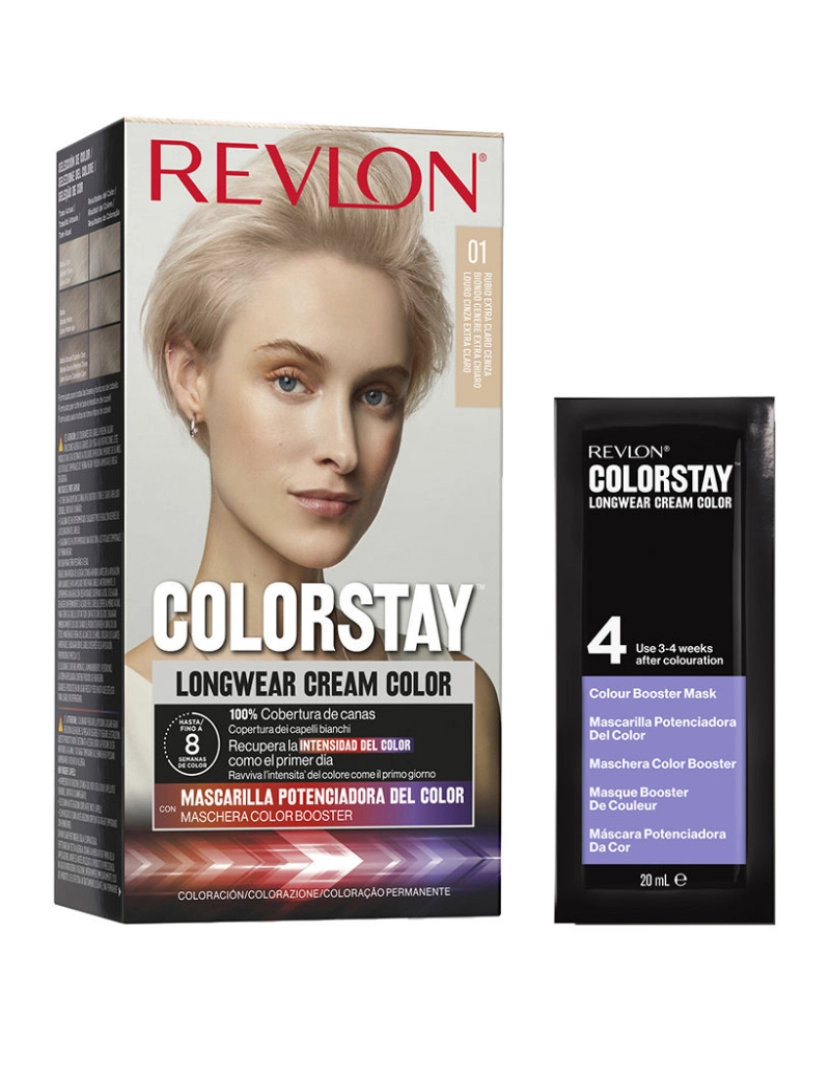 Revlon Mass Market - Colorstay Longwear Cream Color #001-ceniza Revlon Mass Market