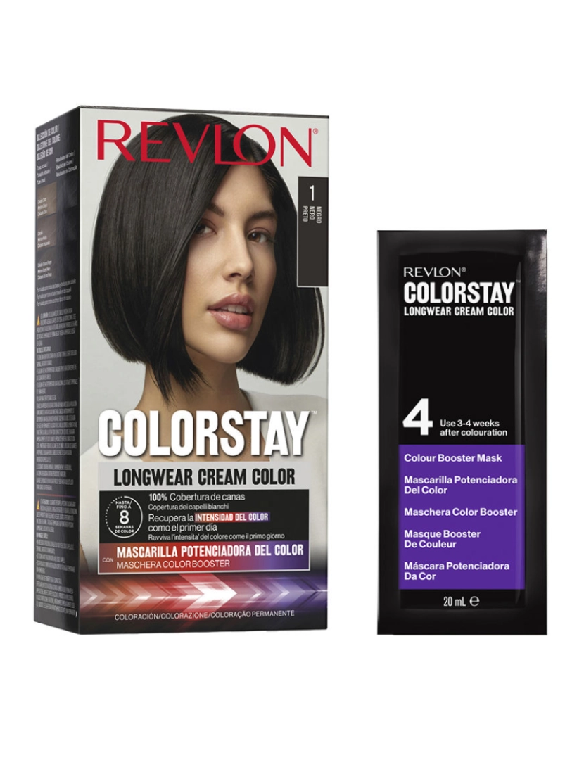 Revlon Mass Market - Colorstay Longwear Cream Color #1-negro Revlon Mass Market