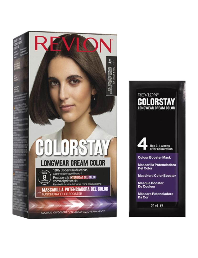 Revlon Mass Market - Colorstay Longwear Cream Color #4,15-chocolate Helado Revlon Mass Market