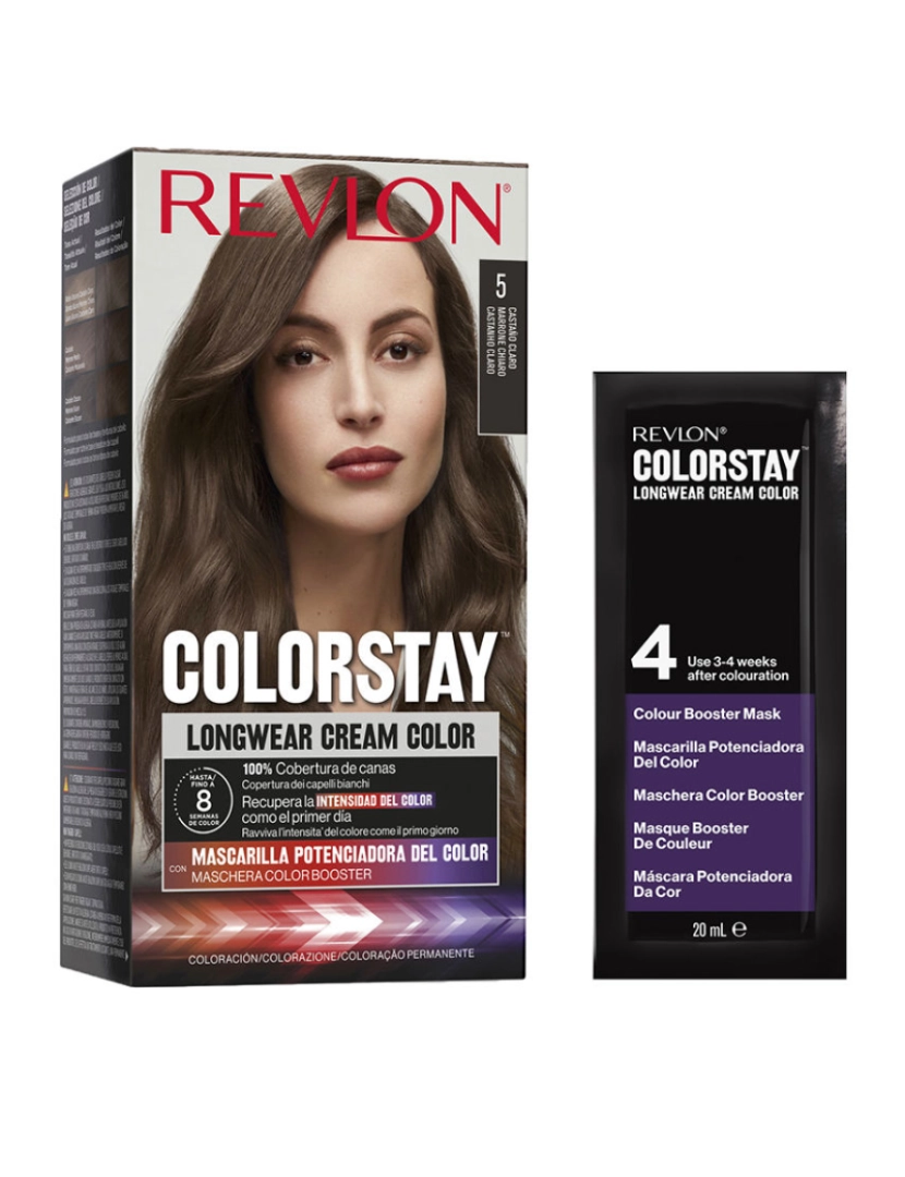 Revlon Mass Market - Colorstay Longwear Cream Color #5-castaño Claro Revlon Mass Market