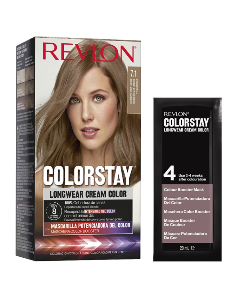 Revlon Mass Market - Colorstay Longwear Cream Color #7,1-rubio Ceniza Revlon Mass Market