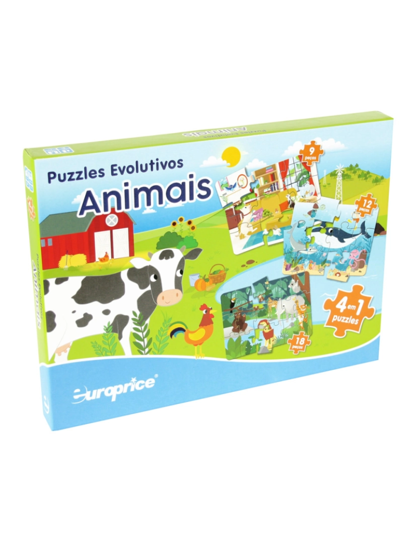 Europrice - Puzzles Evolutivos - Os Animais 
