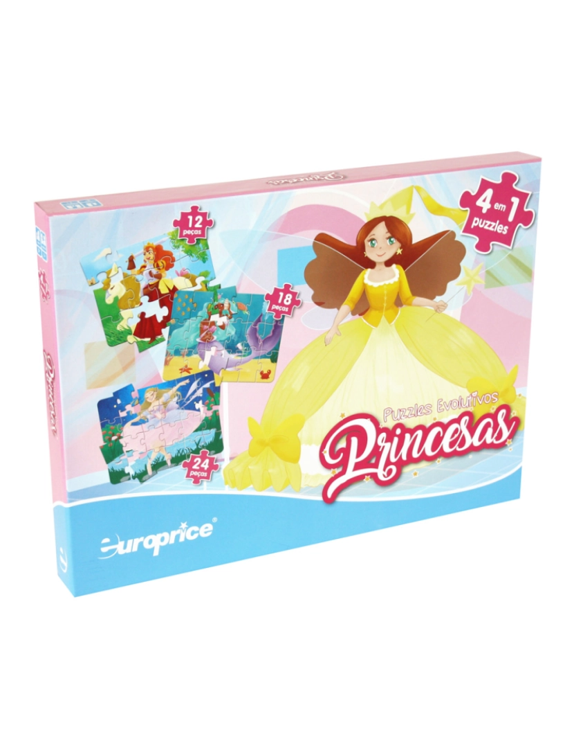 Europrice - Puzzles Evolutivos - As Princesas 