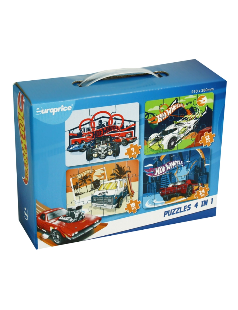 Europrice - Hot Wheels: Puzzles Evolutivos