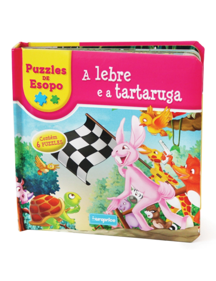 Europrice - Puzzles de Esopo - A Lebre e a Tartaruga 