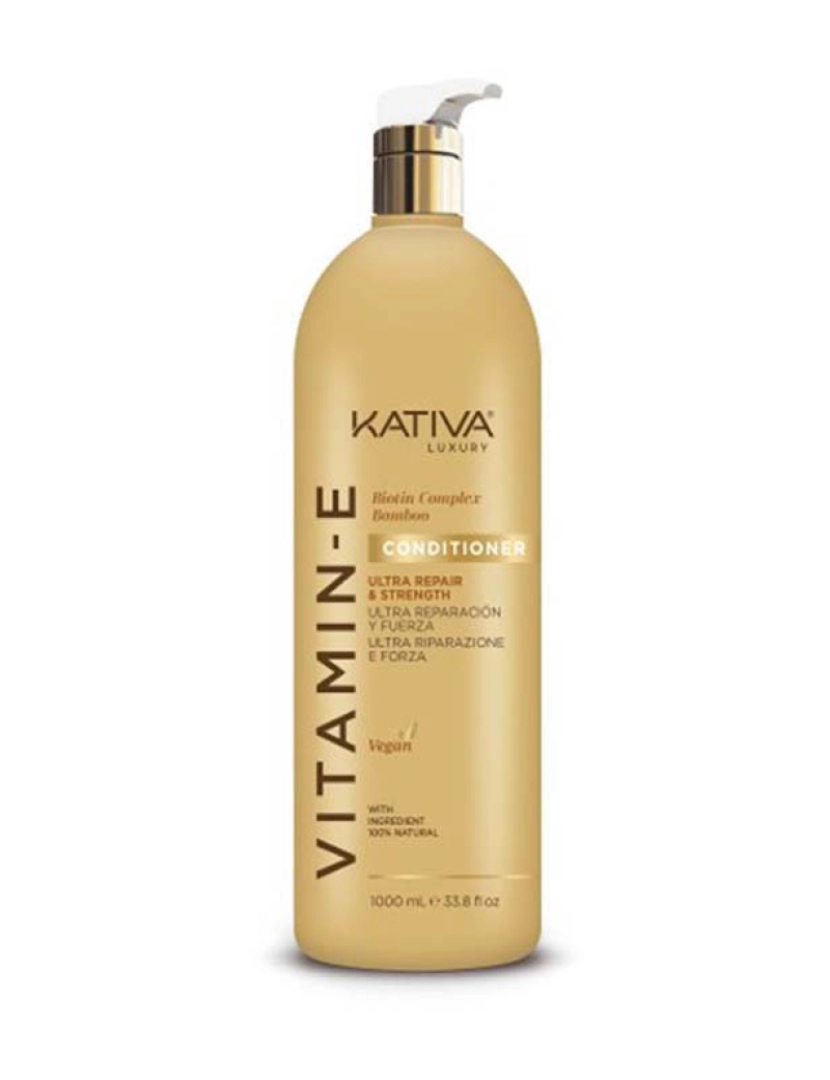 Kativa - Vitamin E Biotin & Bamboo Conditioner 1000 Ml