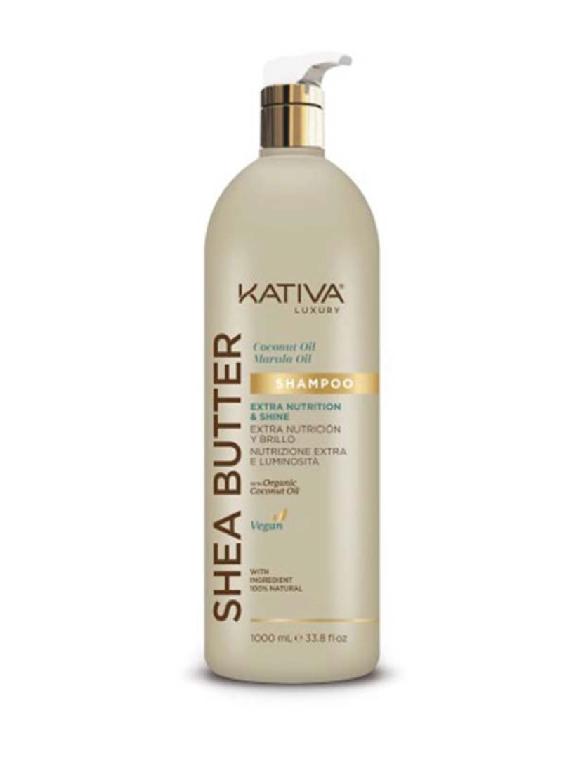 Kativa - Shea Butter Coconut & Marula Oil Shampoo 1000 Ml