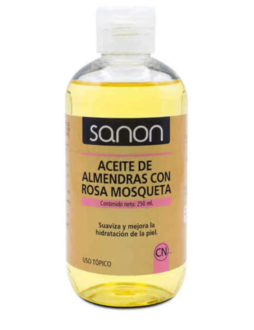 imagem de Sanon Aceite De Almendras Con Rosa Mosqueta Sanon 250 ml1