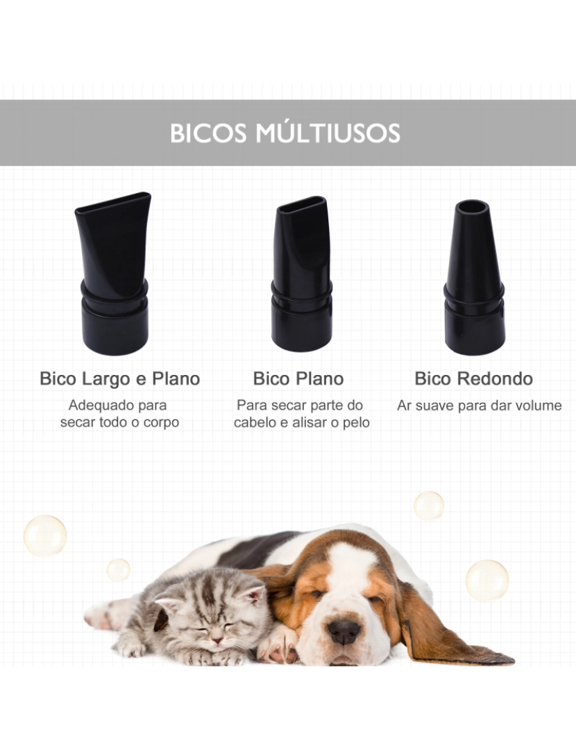 imagem de Secado para para Animais de Estimação 40x16x20cm cor preto 5663-12815