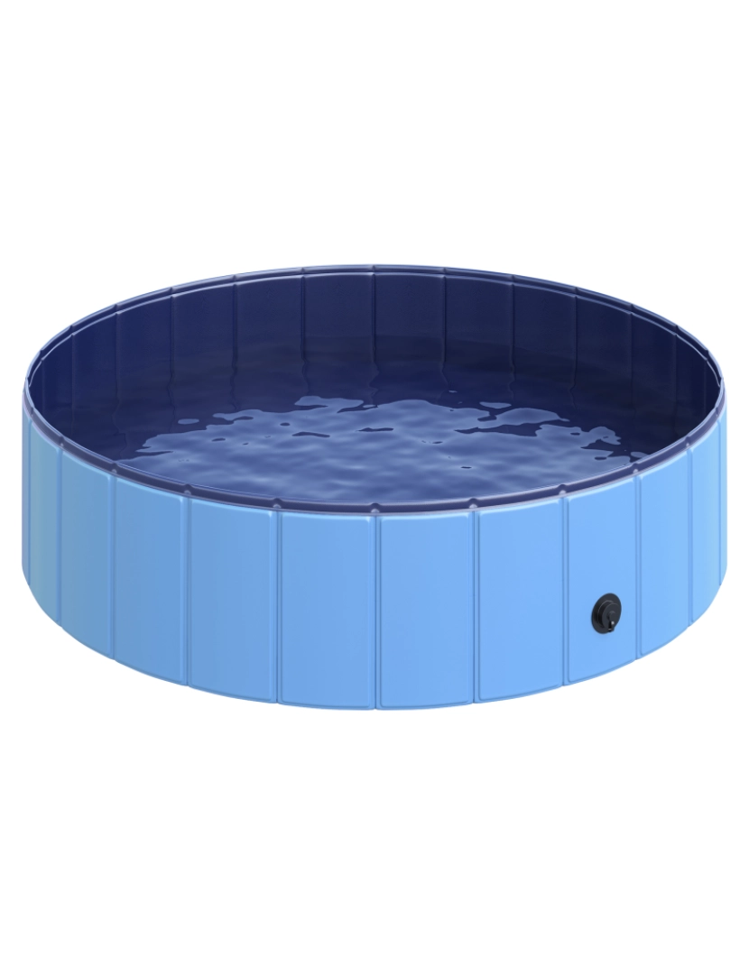 imagem de Piscina Dobrável para Cães 120x120x30cm cor azul D01-004BU1