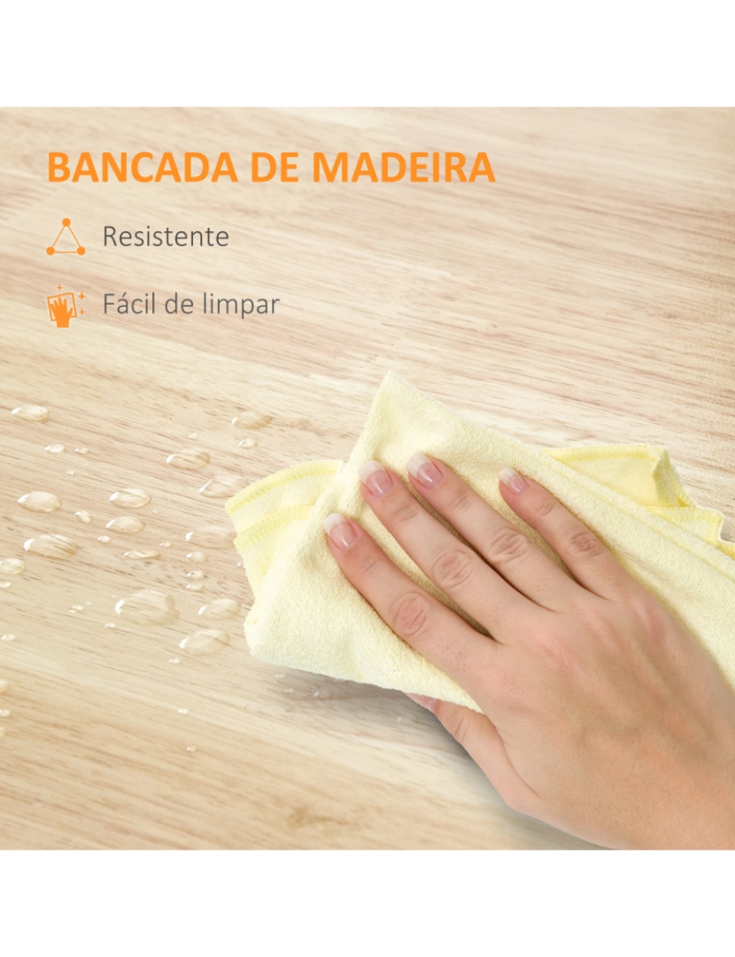 imagem de Carrinho de Cozinha 67x37x85.5cm cor branco 801-2136