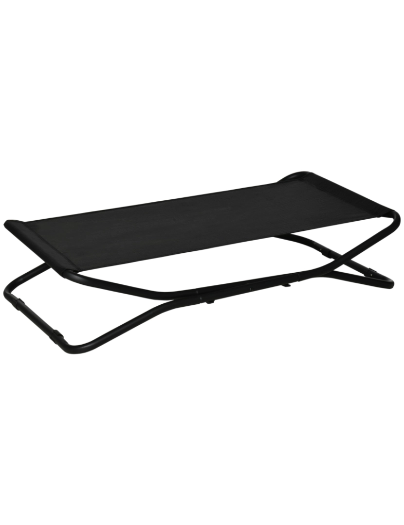 imagem de Cama Elevada para Cães 111x65,5x19cm cor preto D04-216V011