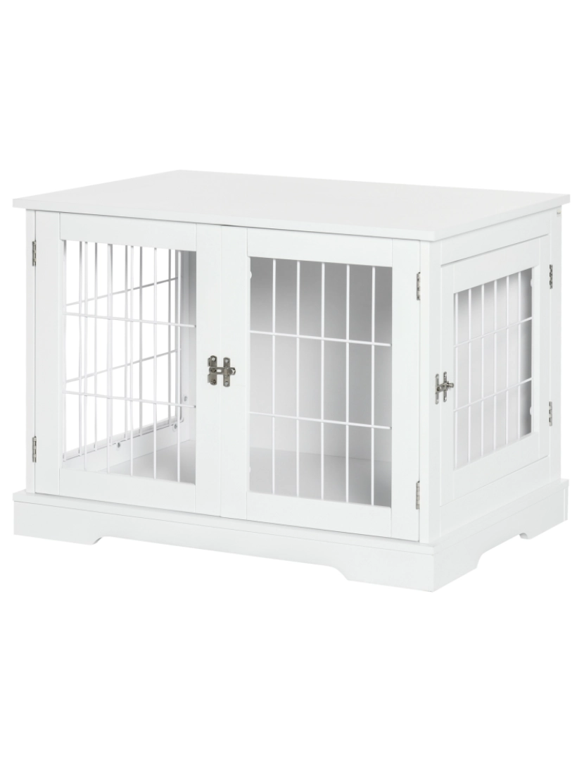 imagem de Gaiola para Cães 76x54.5x56cm cor branco D02-121V00WT1