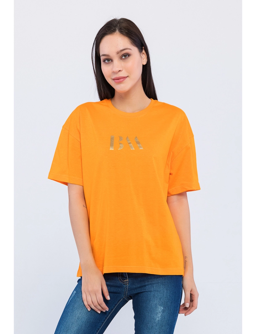 Basics&More - T-Shirt Senhora Laranja