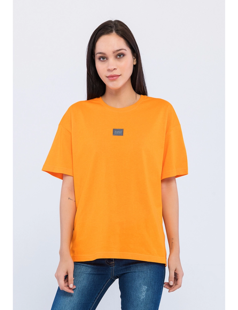 Basics&More - T-Shirt Senhora Laranja
