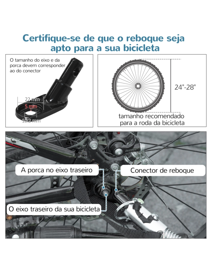 imagem de Reboque de Bicicleta para Cães 134x73x108cm cor cinzento D00-144GY8