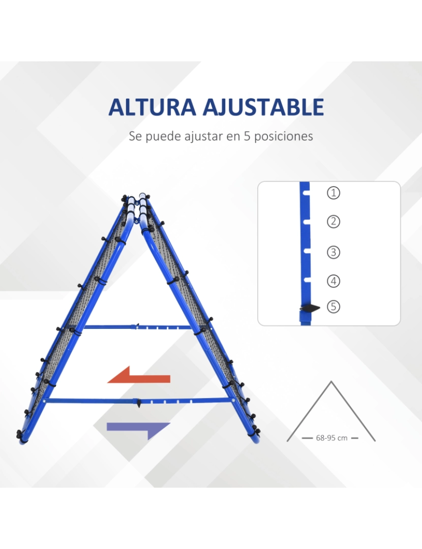 imagem de Rede de rebote 100cmx95cmx90cm cor azul A60-0034