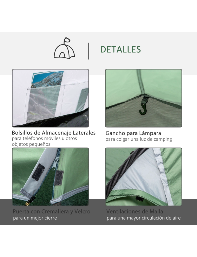 imagem de Camping Tent cor dark green A20-173V016