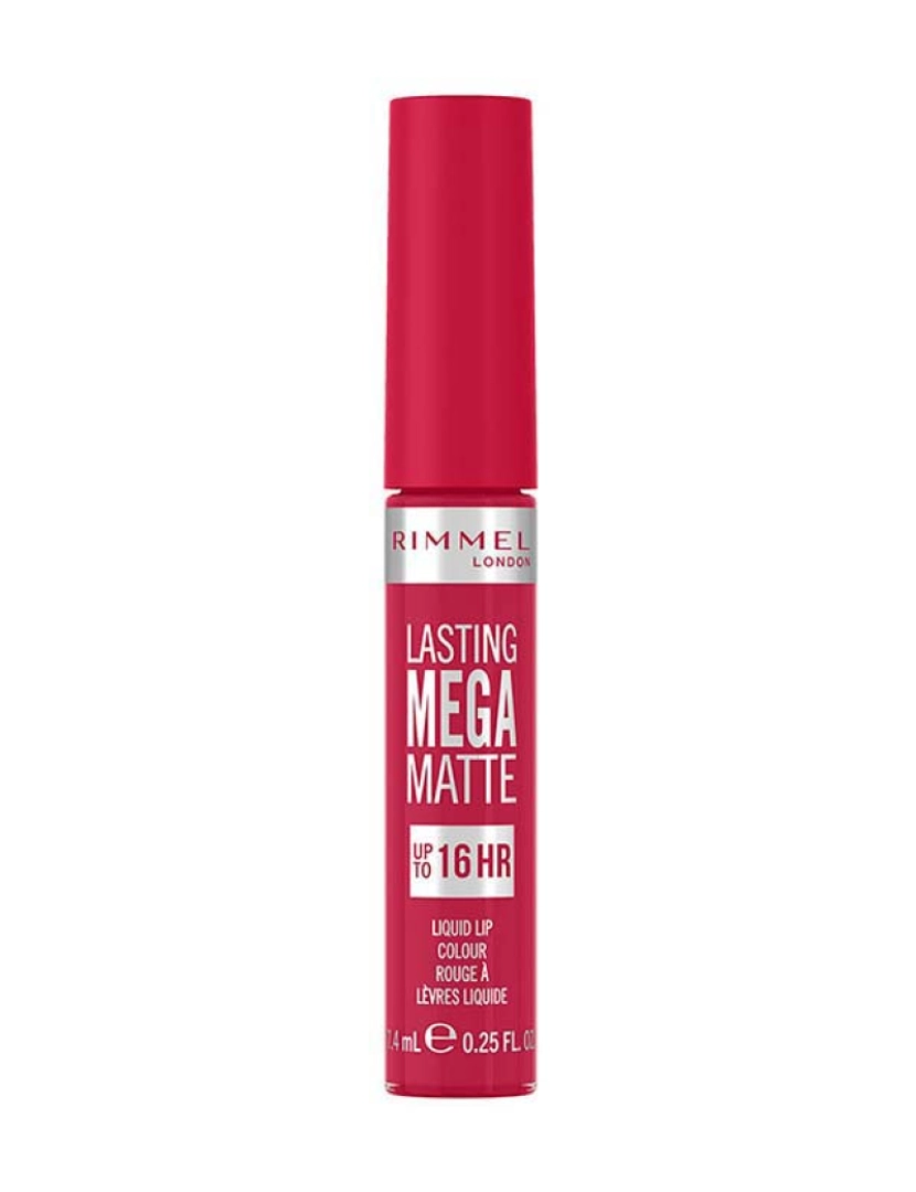 Rimmel London - Lasting Mega Matte Liquid Lip Color #910-Fuchsia Flush 7.4Ml